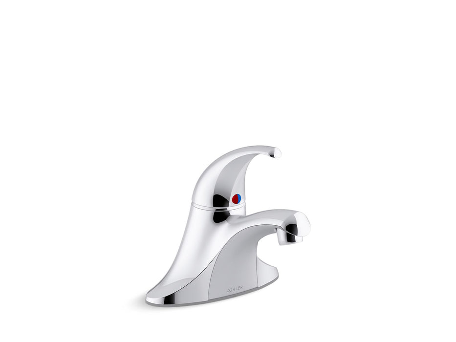 KOHLER K-15198-4ATA Coralais Single-handle centerset lavatory faucet, 0.35 gpm, polished chrome