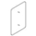 KOHLER K-1522010 Big Rectangle Door Kit, moderne brushed gold