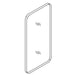 KOHLER K-1522012 Small Rectangle Door Kit, moderne brushed gold