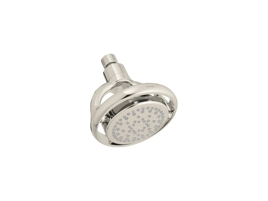 KOHLER K-15996 Flipside 2.5 gpm multifunction wall-mount showerhead, vibrant polished nickel
