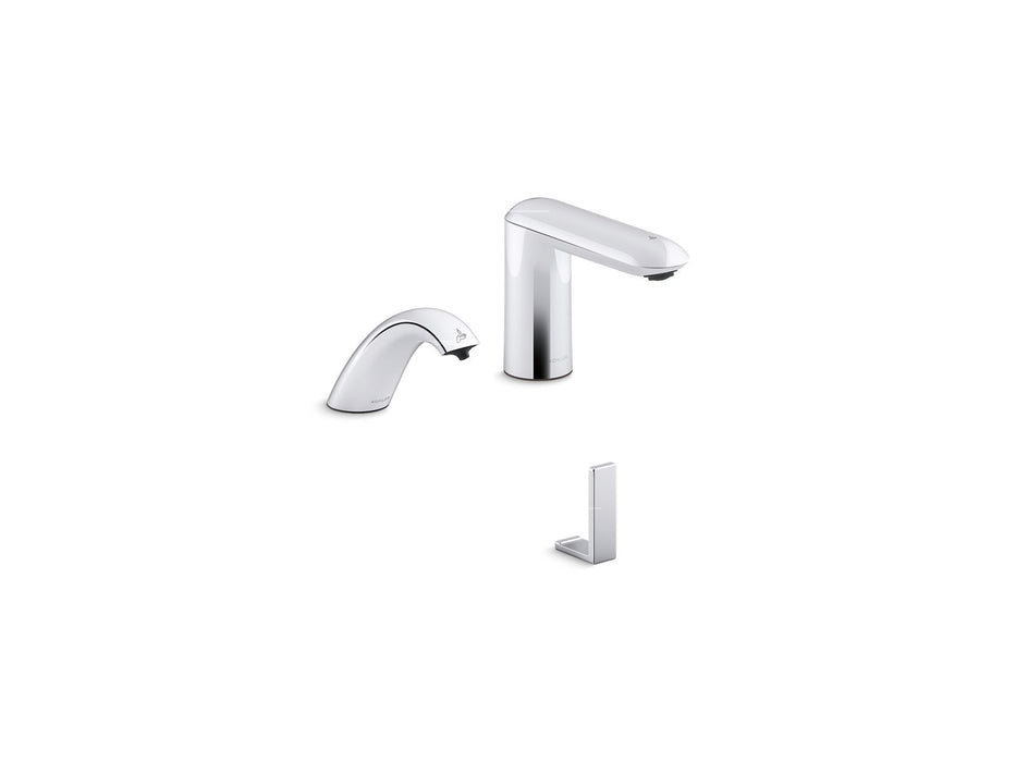 KOHLER K-181029-BK1 Kumin Curve Touchless lavatory faucet and soap dispenser for Constellation lavatory system, 0.5 gpm,...