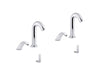 KOHLER K-181030-BB1 Oblo Curve Touchless lavatory faucets and soap dispensers for Constellation lavatory system, 0.5 gpm,...