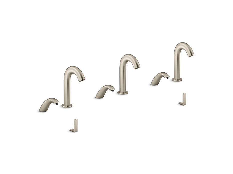 KOHLER K-181031-BB1 Oblo Curve Touchless lavatory faucets and soap dispensers for Constellation lavatory system, 0.5 gpm