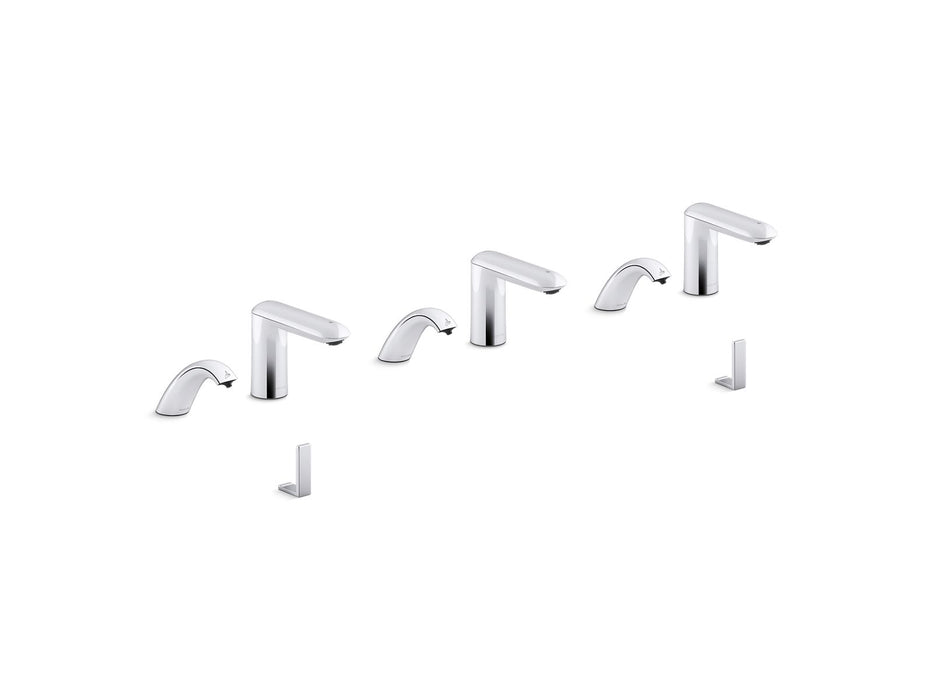 KOHLER K-181033-BK1 Kumin Curve Touchless lavatory faucets and soap dispensers for Constellation lavatory system, 0.5 gpm