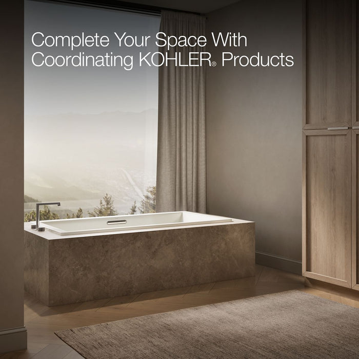 KOHLER K-1834 Underscore 72" x 36" drop-in bath