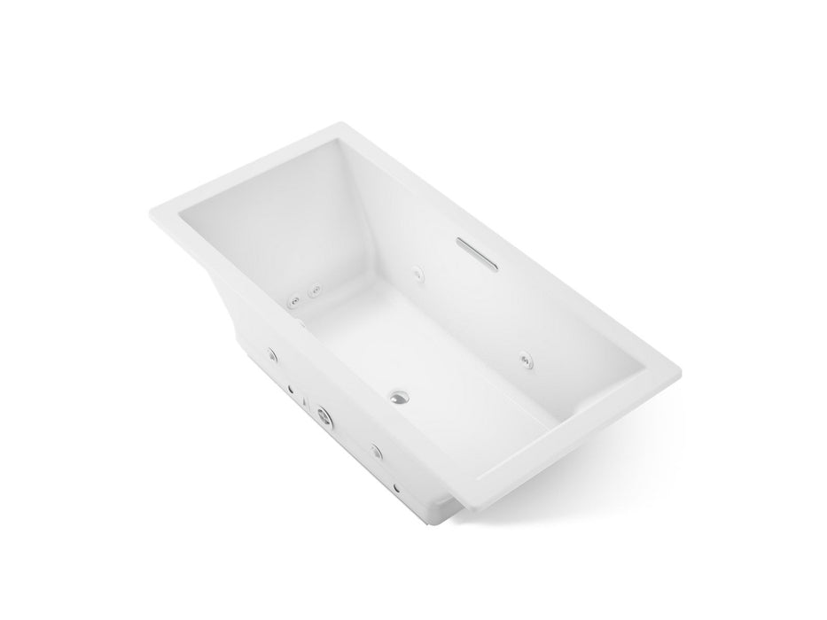 KOHLER K-1835-XHGH Underscore 72" x 36" drop-in Heated BubbleMassage air bath with whirlpool