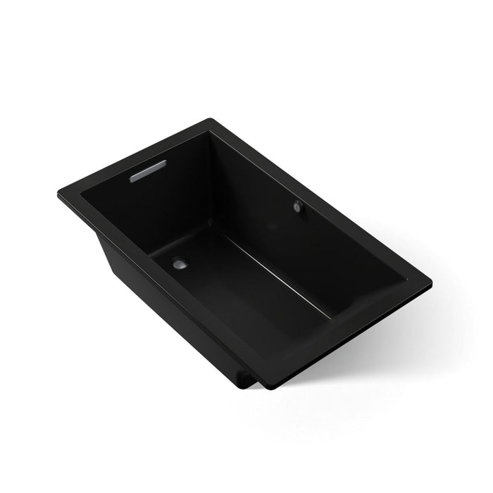 KOHLER K-1848-W1 Underscore 60" x 36" drop-in bath with Bask heated surface