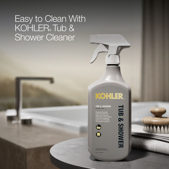 KOHLER K-1848-W1 Underscore 60" x 36" drop-in bath with Bask heated surface