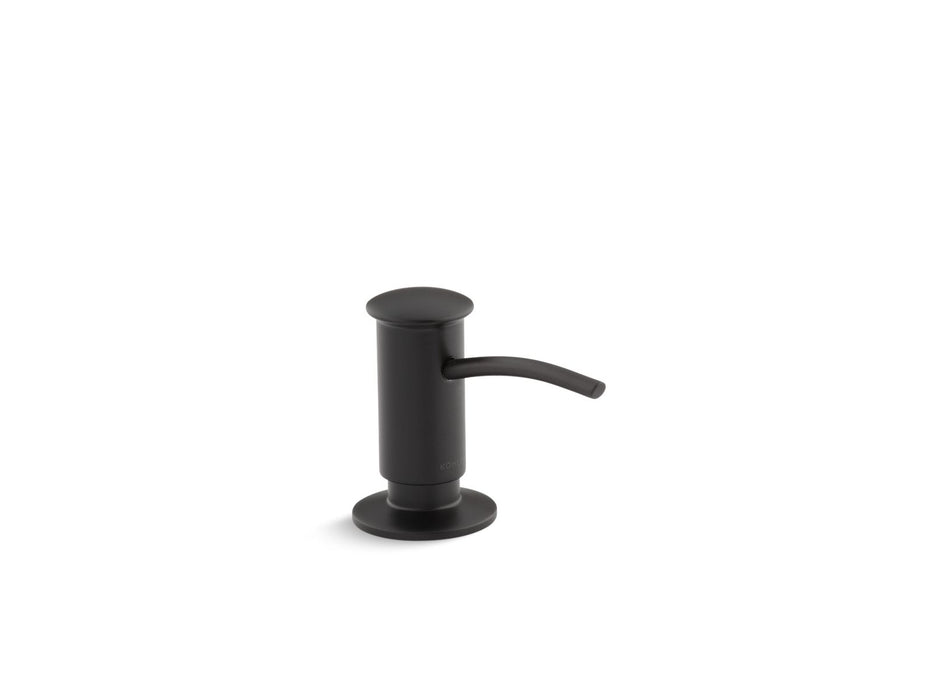 KOHLER K-1895 Contemporary design soap/lotion dispenser, matte black