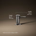 3/4 view of product with dimensions