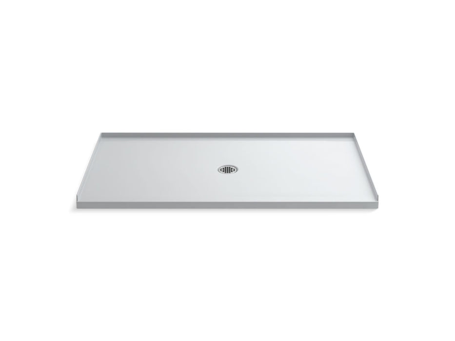 KOHLER K-1938-0 K-1938 Ballast 66" x 36" Alcove Shower Base, Center Drain, white