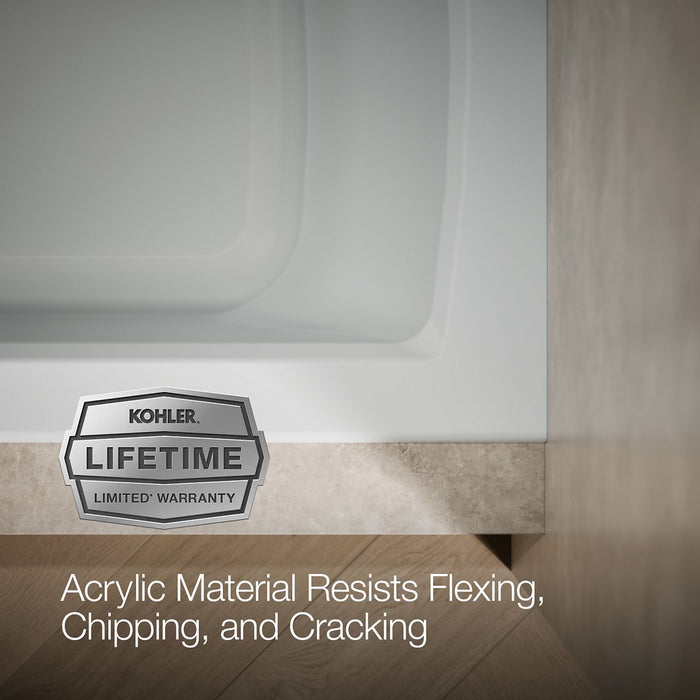 KOHLER K-1946-L Archer 60" x 30" alcove bath, left drain