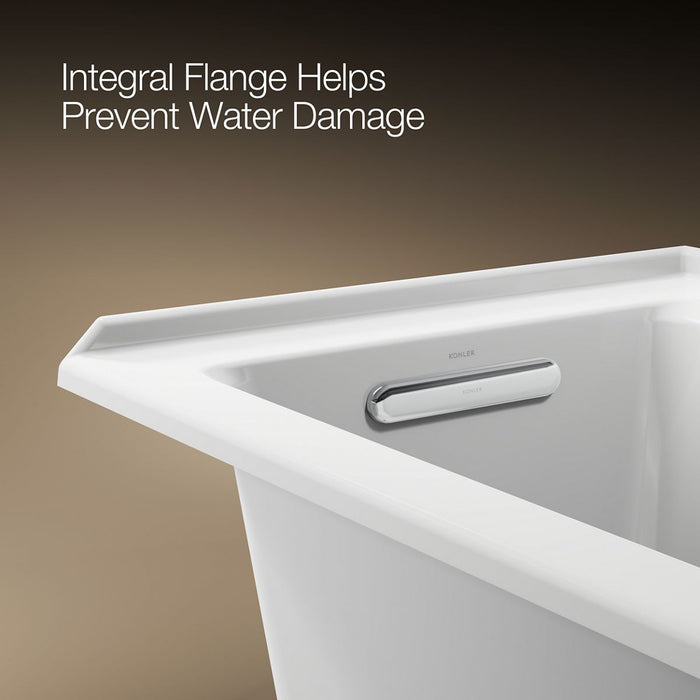 KOHLER K-1946-L Archer 60" x 30" alcove bath, left drain