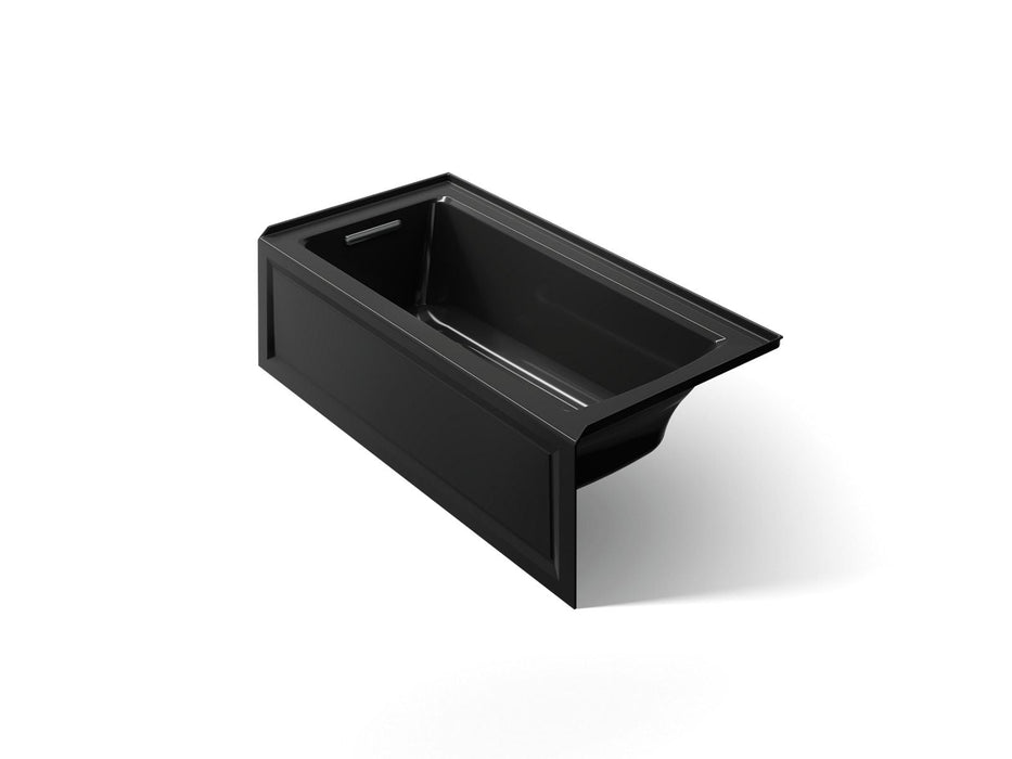 KOHLER K-1946-LAW Archer 60" x 30" alcove bath with Bask heated surface, alcove left drain