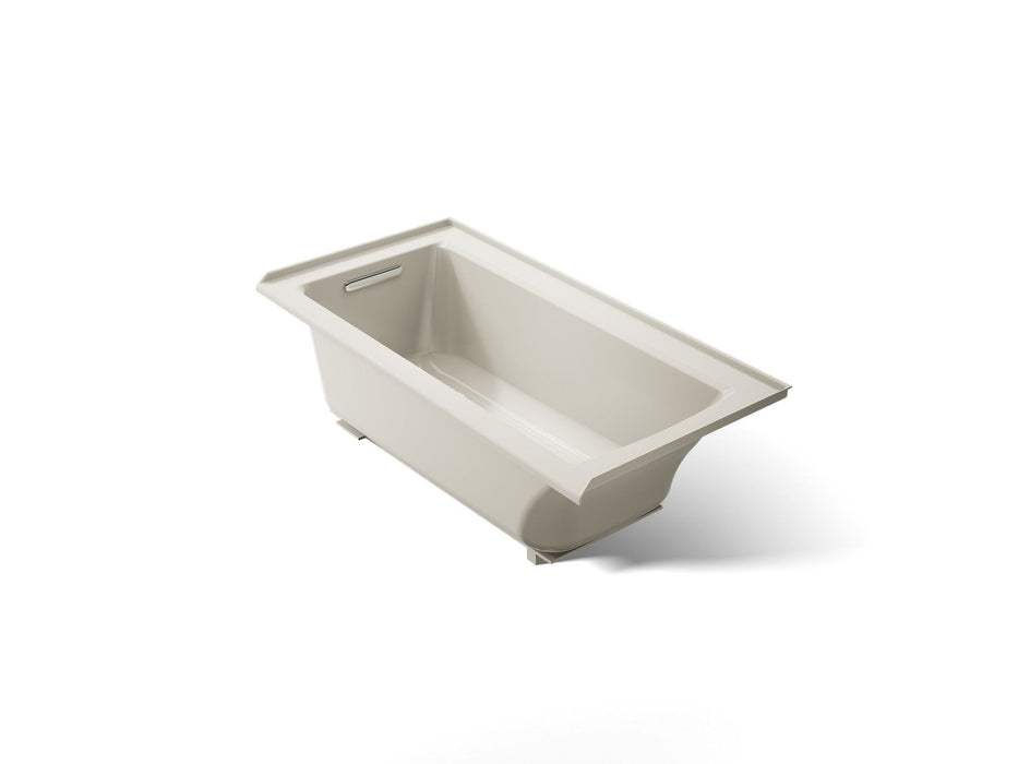 KOHLER K-1946-LW Archer 60" x 30" alcove bath with Bask heated surface, left drain