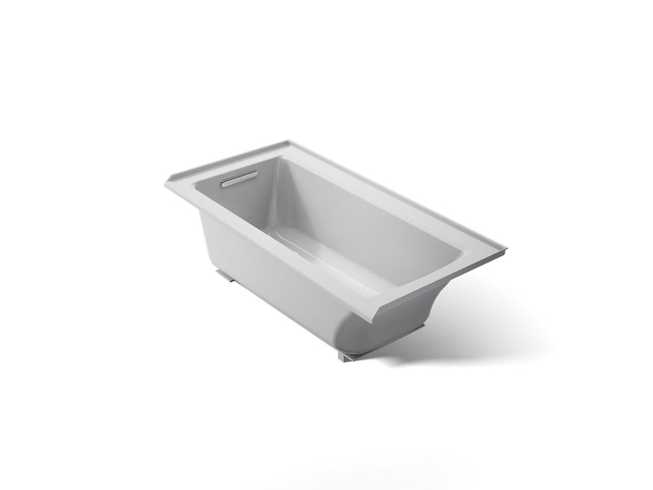 KOHLER K-1946-LW Archer 60" x 30" alcove bath with Bask heated surface, left drain
