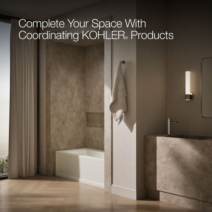 KOHLER K-1946-RA Archer 60" x 30" alcove bath right drain