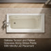 KOHLER K-1947 Archer 60" x 30" drop-in whirlpool bath, biscuit - view 5