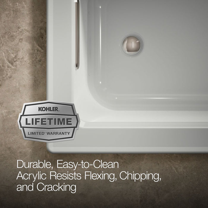 KOHLER K-1947-GH Archer 60" x 30" drop-in Heated BubbleMassage air bath