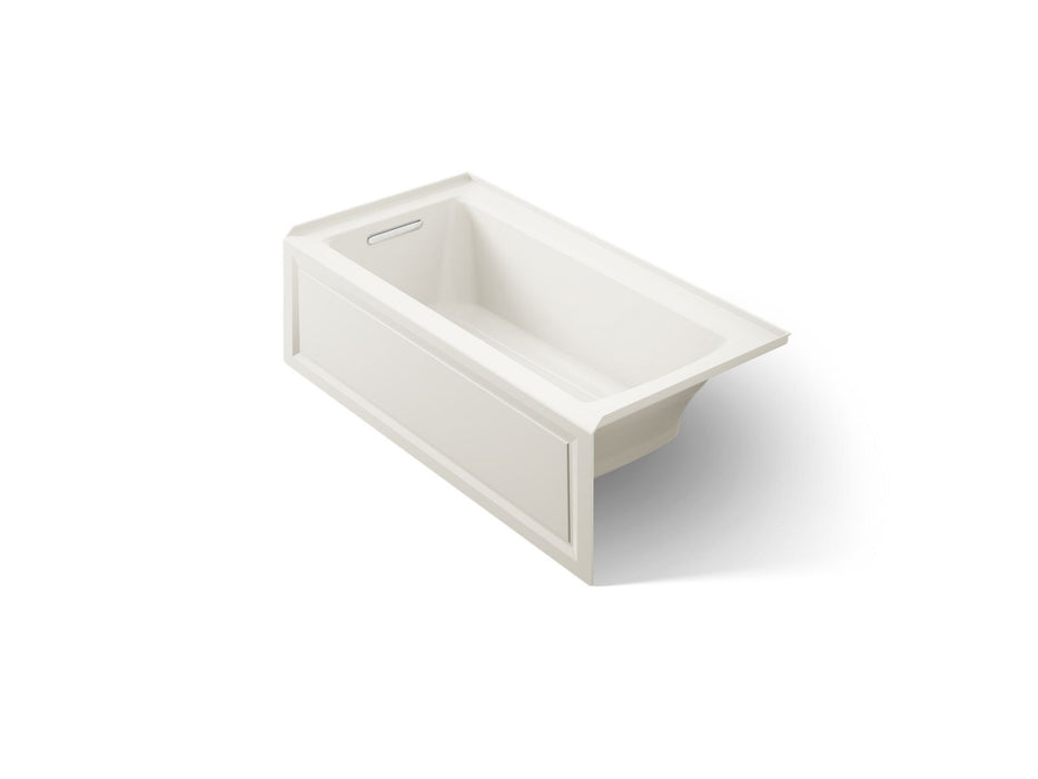KOHLER K-1947-GHLA Archer 60" x 30" alcove Heated BubbleMassage air bath, left drain