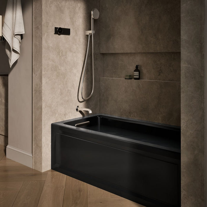 KOHLER K-1947-GHLA Archer 60" x 30" alcove Heated BubbleMassage air bath, left drain