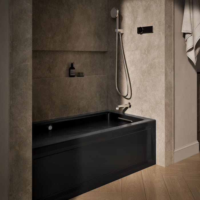 KOHLER K-1947-GHRAW Archer 60" x 30" alcove Heated BubbleMassage air bath with Bask heated surface, right drain