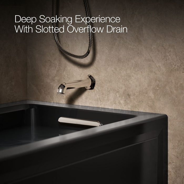 KOHLER K-1947-GHRAW Archer 60" x 30" alcove Heated BubbleMassage air bath with Bask heated surface, right drain