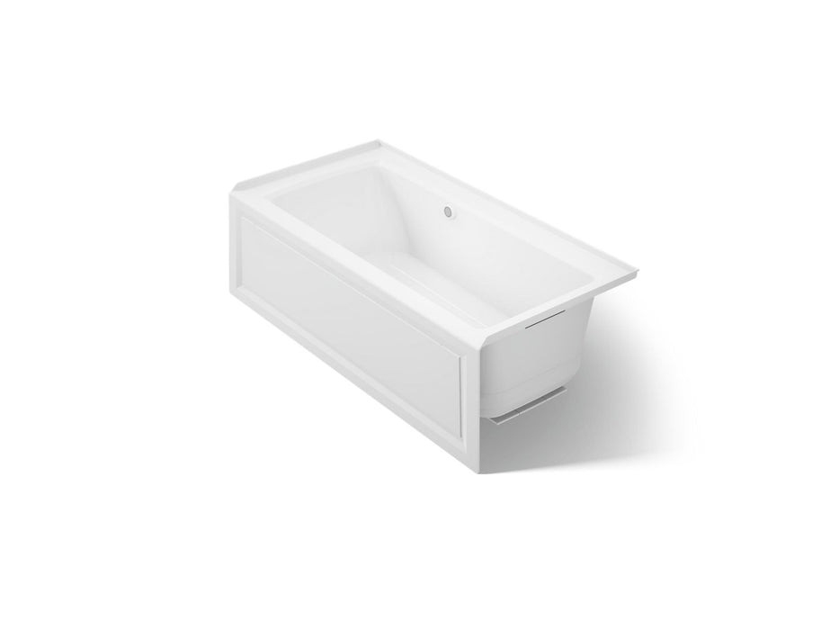 KOHLER K-1947-GHRAW Archer 60" x 30" alcove Heated BubbleMassage air bath with Bask heated surface, right drain