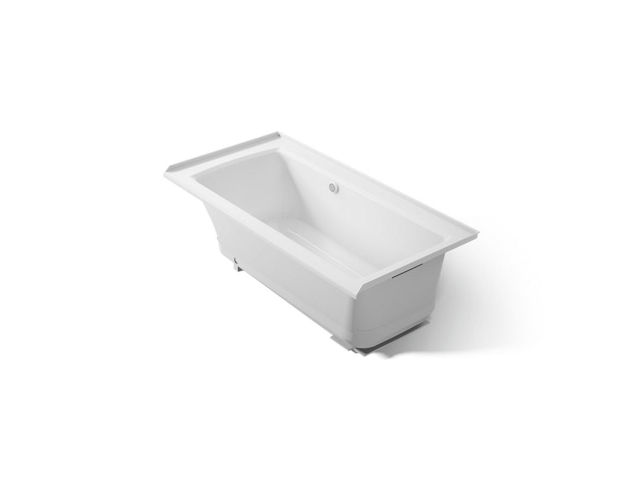 KOHLER K-1947-GHRW Archer 60" x 30" alcove Heated BubbleMassage air bath with Bask heated surface, right drain