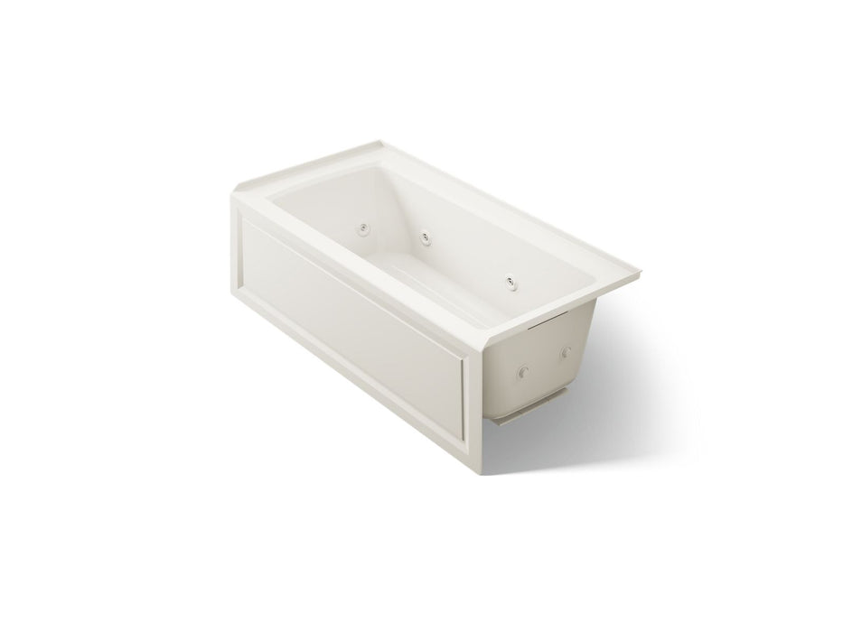 KOHLER K-1947-HRA Archer 60" x 30" alcove heated whirlpool bath, right drain