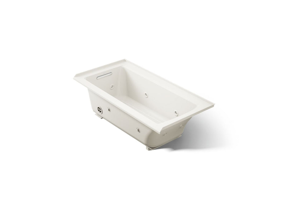 KOHLER K-1947-LH Archer 60" x 30" alcove heated whirlpool bath, left drain