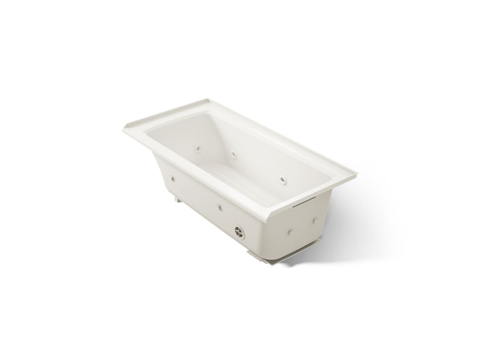 KOHLER K-1947-R Archer 60" x 30" alcove whirlpool bath, right drain