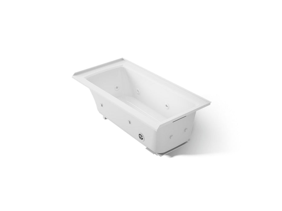 KOHLER K-1947-R Archer 60" x 30" alcove whirlpool bath, right drain
