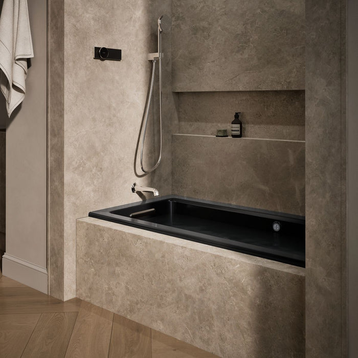 KOHLER K-1947-XHGHL Archer 60" x 30" alcove Heated BubbleMassage air bath and whirlpool, left drain