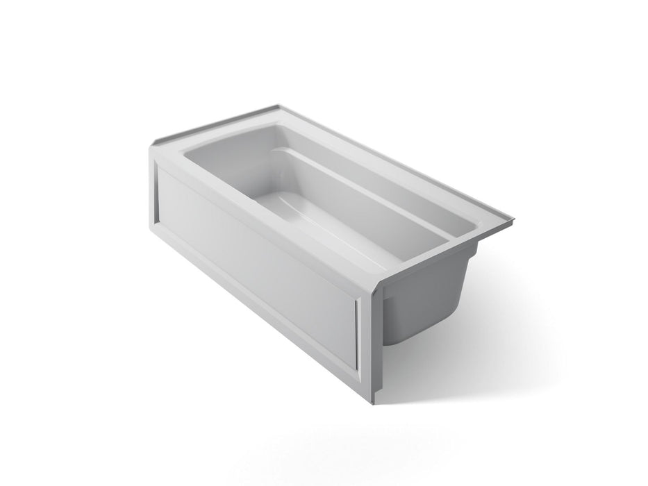 KOHLER K-1948-RAW Archer 66" x 32" alcove bath with Bask heated surface, right drain