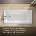 KOHLER K-1949 Archer 66" x 32" drop-in whirlpool, white - view 5