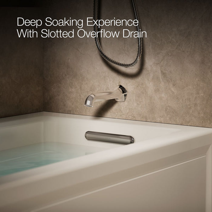 KOHLER K-1949-GHRA Archer 66" x 32" alcove Heated BubbleMassage air bath, right drain
