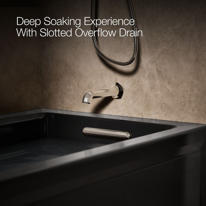 KOHLER K-1949-GHRA Archer 66" x 32" alcove Heated BubbleMassage air bath, right drain