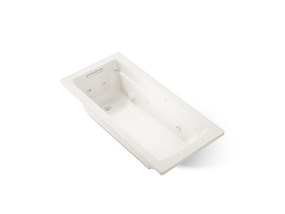 KOHLER K-1949-H Archer 66" x 32" drop-in heated whirlpool bath