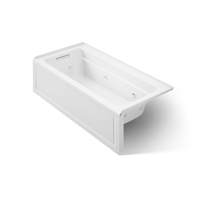 KOHLER K-1949-HLA Archer 66" x 32" alcove heated whirlpool, left hand