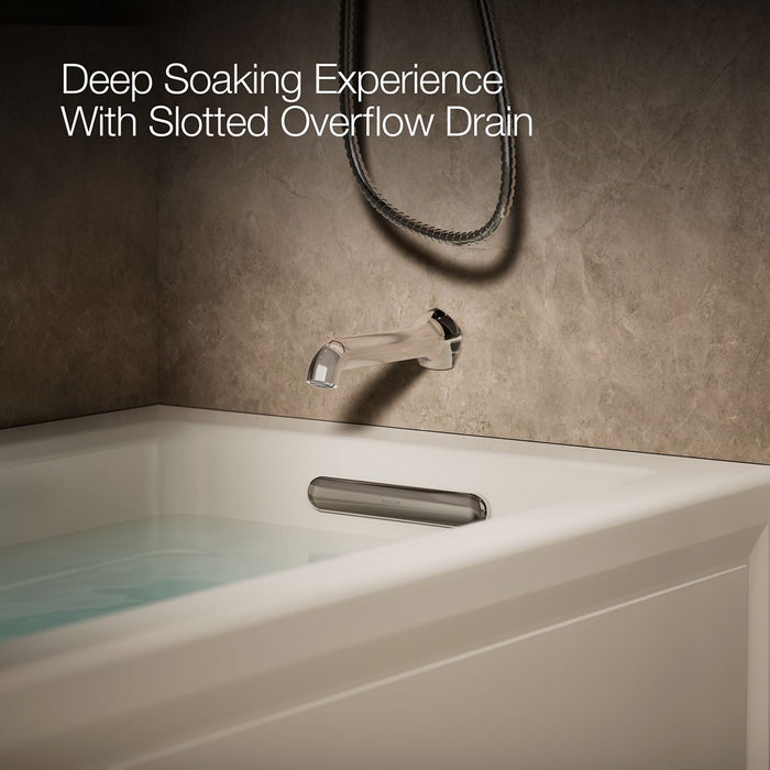 KOHLER K-1949-HRA Archer 66" x 32" alcove heated whirlpool, right drain
