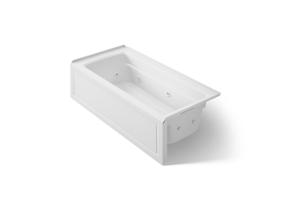 KOHLER K-1949-HRA Archer 66" x 32" alcove heated whirlpool, right drain