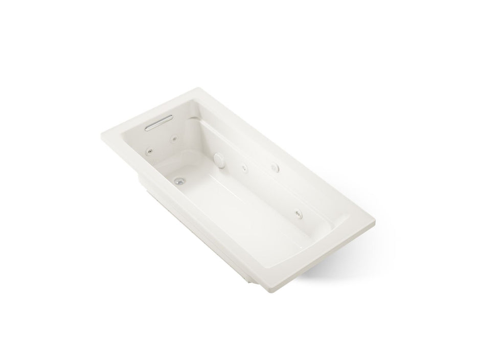 KOHLER K-1949-XHGH Archer 66" x 32" drop-in Heated BubbleMassage air bath with whirlpool
