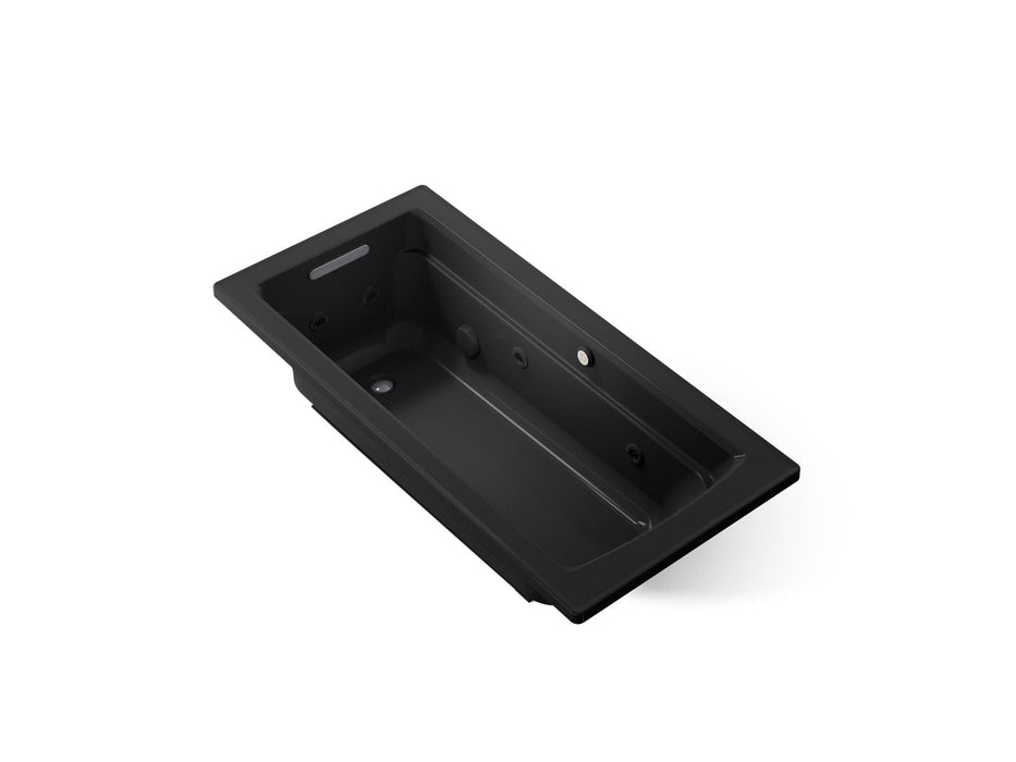 KOHLER K-1949-XHGH Archer 66" x 32" drop-in Heated BubbleMassage air bath with whirlpool