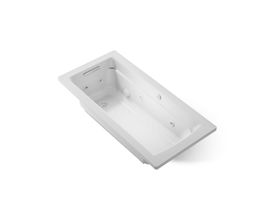 KOHLER K-1949-XHGH Archer 66" x 32" drop-in Heated BubbleMassage air bath with whirlpool