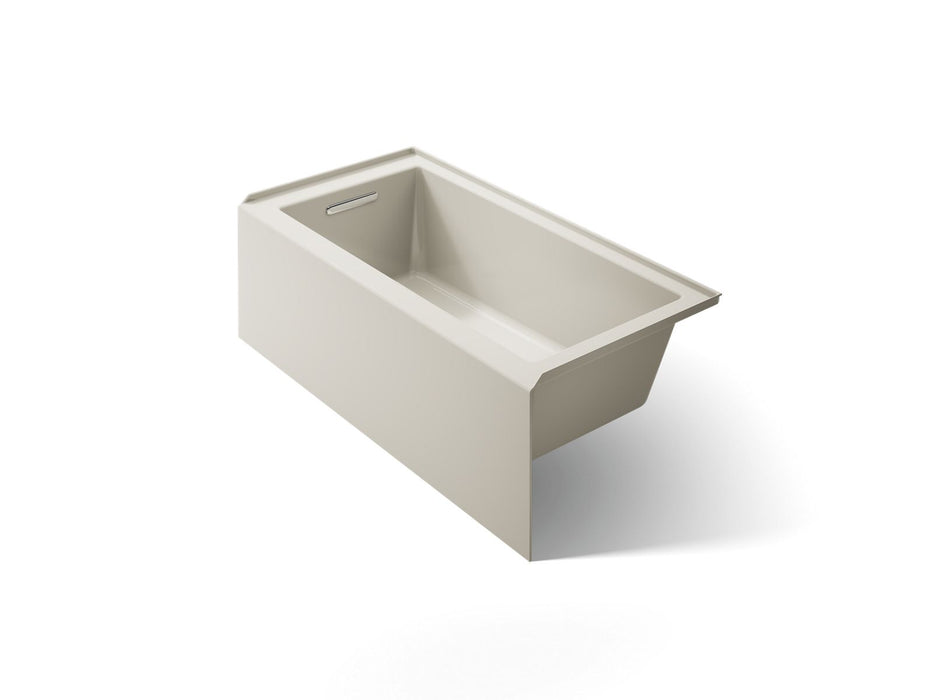 KOHLER K-1956-LA Underscore 60" x 30" alcove bath, left drain