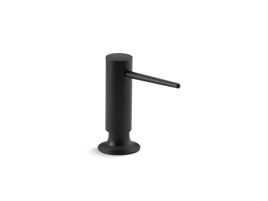 KOHLER K-1995 Contemporary design soap/lotion dispenser, matte black