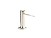 KOHLER K-1995 Contemporary design soap/lotion dispenser, vibrant polished nickel