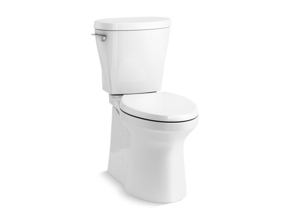 KOHLER K-20198 Betello ContinuousClean XT two-piece elongated toilet with skirted trapway, 1.28 gpf