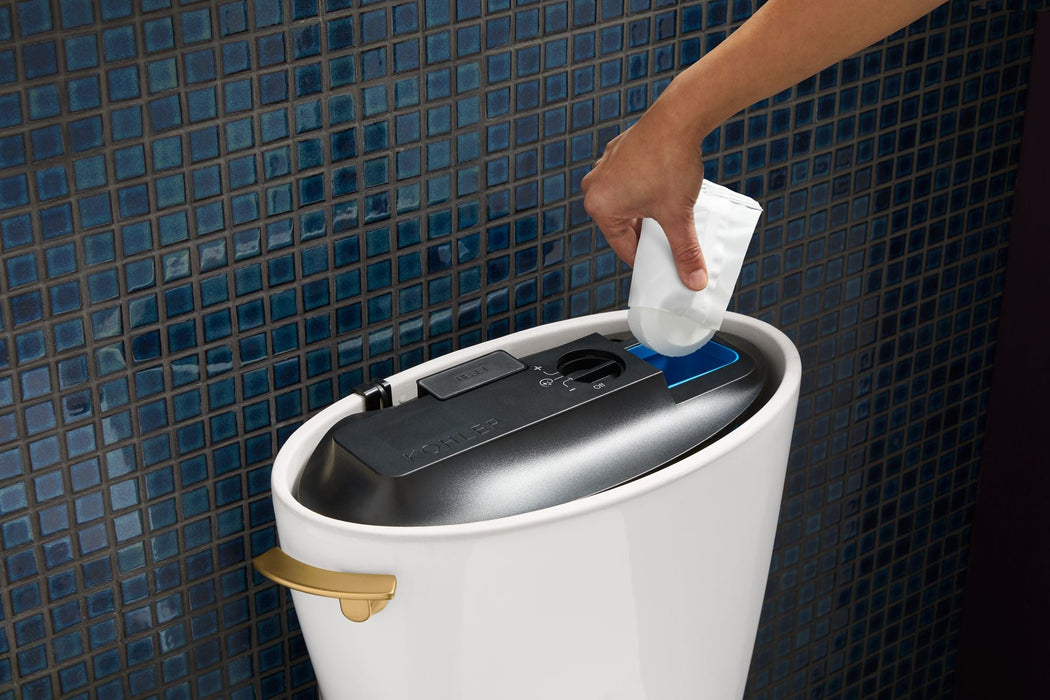 KOHLER K-20198 Betello ContinuousClean XT two-piece elongated toilet with skirted trapway, 1.28 gpf